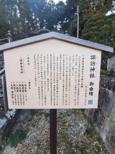 諏訪神社の歴史