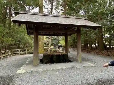 伊勢神宮内宮(皇大神宮)の手水舎
