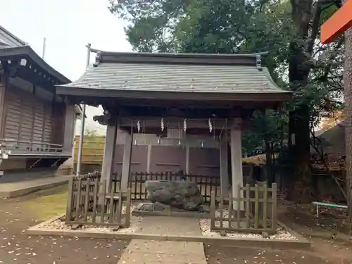 天沼八幡神社の手水舎
