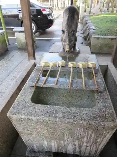 護王神社の手水舎