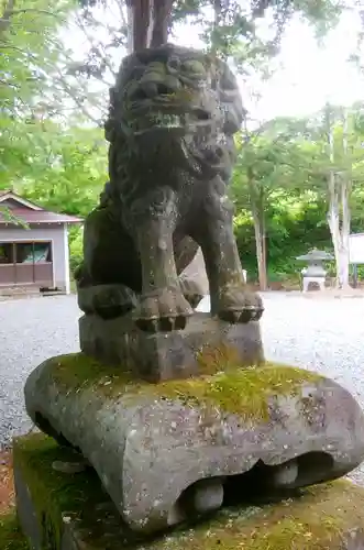 義經神社の狛犬