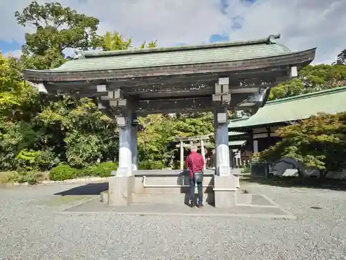 豊國神社の手水