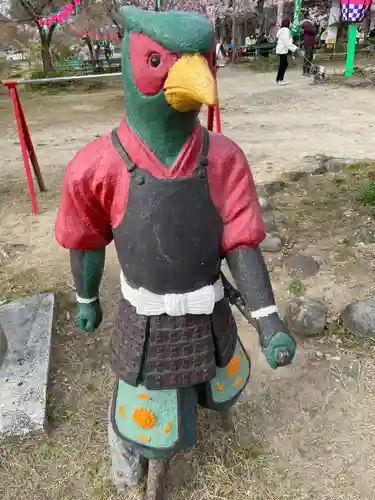 桃太郎神社の狛犬