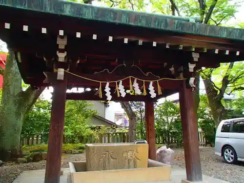 溝旗神社（肇國神社）の手水