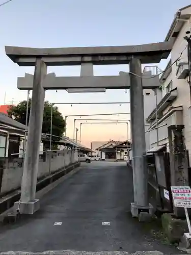 柏原神社の鳥居