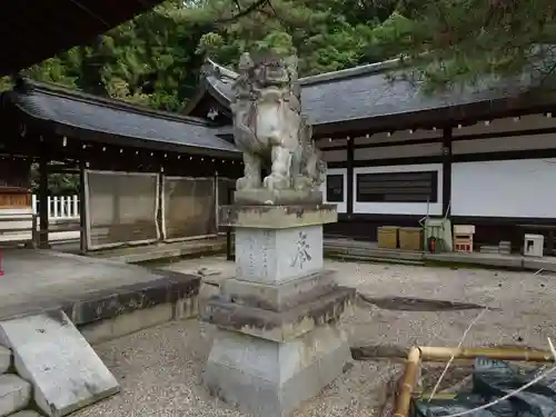 奈良縣護國神社の狛犬