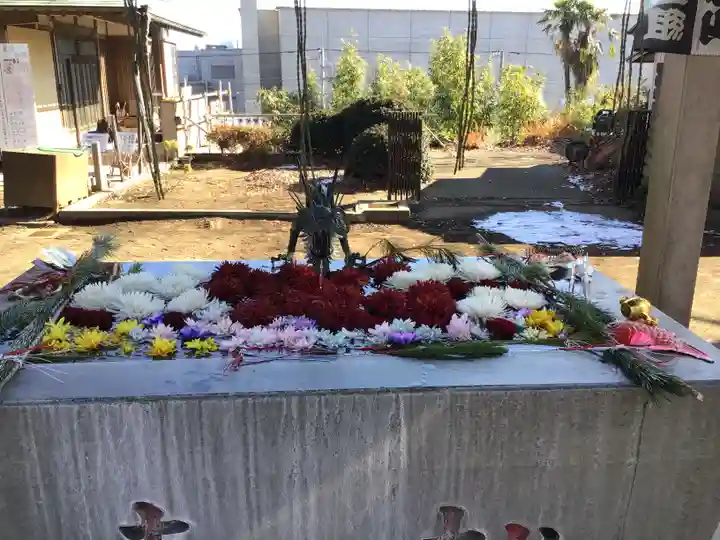 (下館)羽黒神社の手水舎