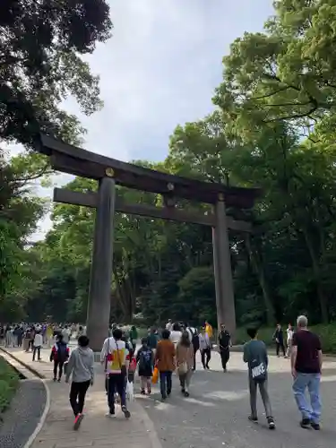 明治神宮の鳥居