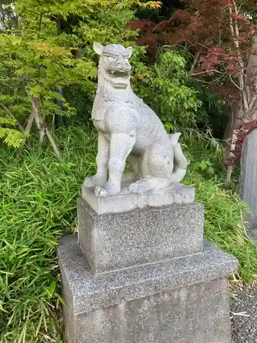 白旗神社の狛犬