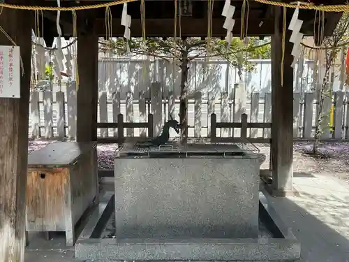 北海道神宮頓宮の手水舎