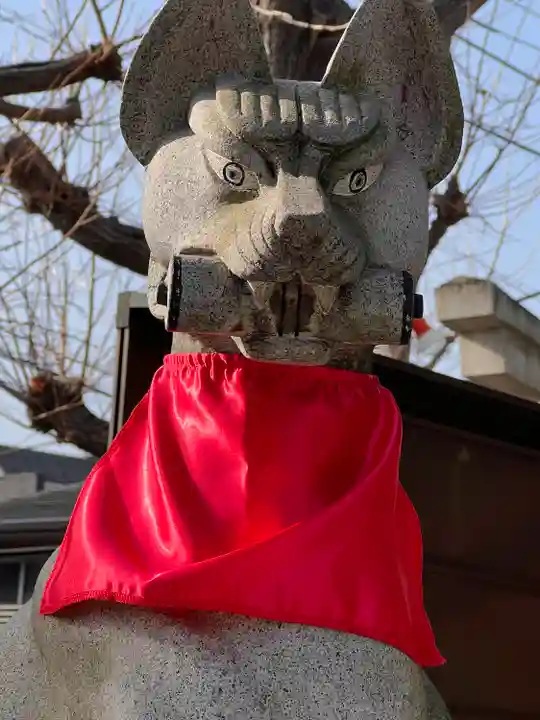 飛木稲荷神社の狛犬