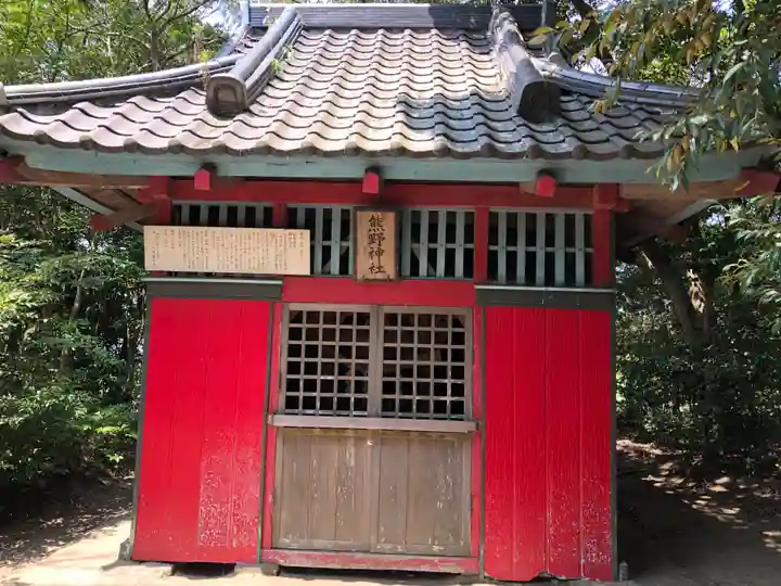 熊野神社の本殿・本堂