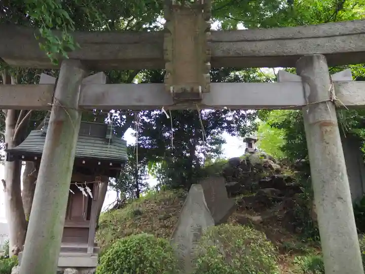 赤塚氷川神社の鳥居