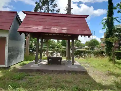 蘭越八幡神社の手水