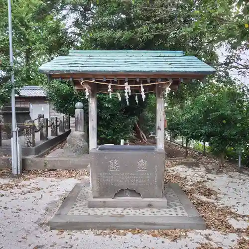 三会温泉神社の手水