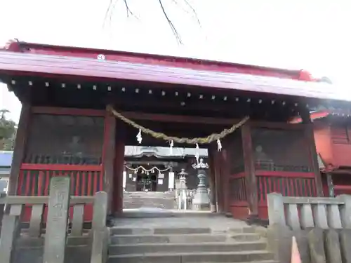 上野国一社八幡八幡宮の山門・神門