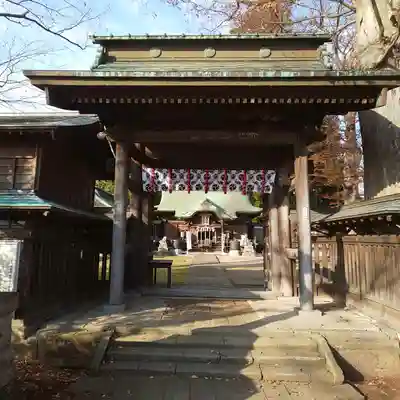 若宮八幡宮の山門・神門
