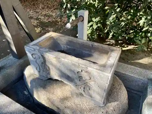 國領神社の手水舎