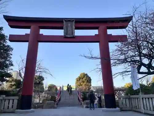 亀戸天神社の鳥居