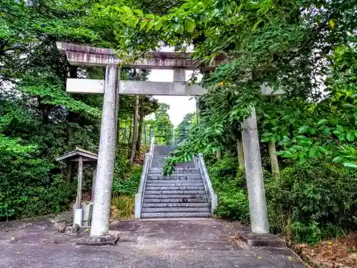 山之神社（北尾新田山之神社）の鳥居