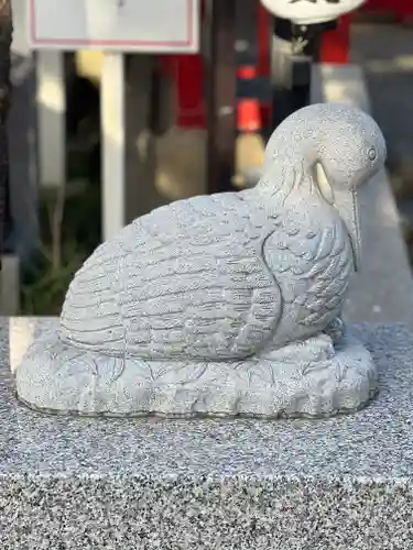 鴻神社の狛犬