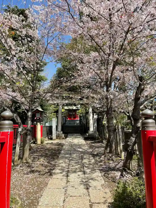七渡神社(七渡弁天社)の鳥居