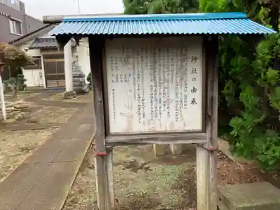 別雷神社稲荷神社の歴史