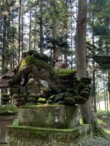 一色鐘鋳神社の狛犬