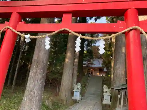 須山浅間神社の鳥居