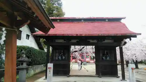石和八幡宮(官知物部神社)の山門・神門