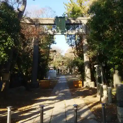 篠崎浅間神社の鳥居