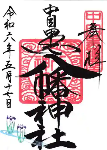 中目黒八幡神社の御朱印
