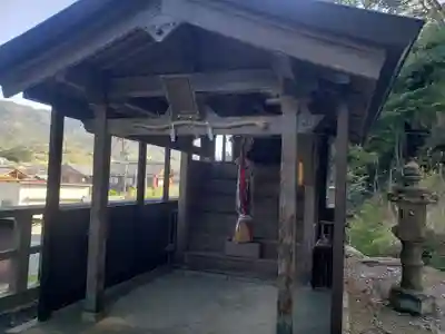 宇波西神社の本殿・本堂