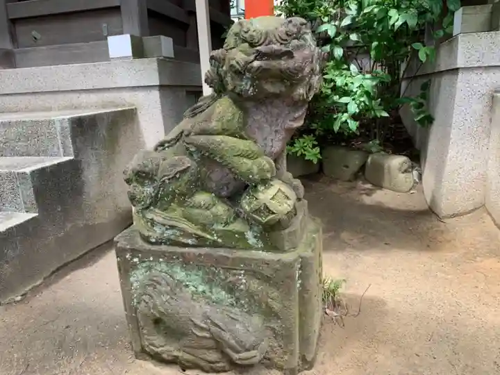 千葉神社の狛犬