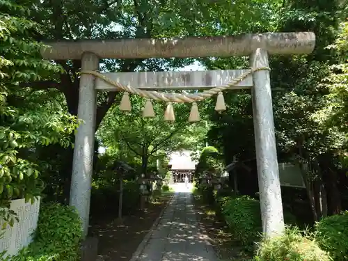 長宮氷川神社の鳥居