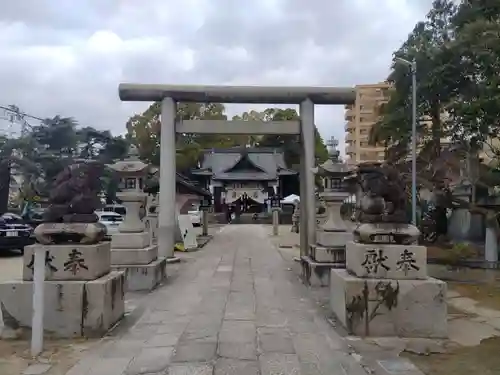 廣瀬神社の鳥居