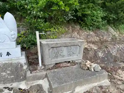 神楽岡八幡宮の手水舎