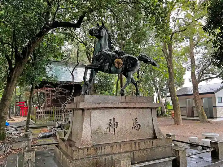 清洲山王宮 日吉神社の狛犬