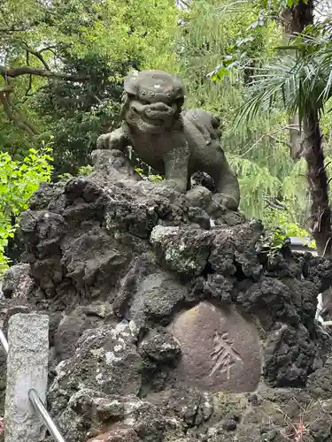 山野浅間神社の狛犬