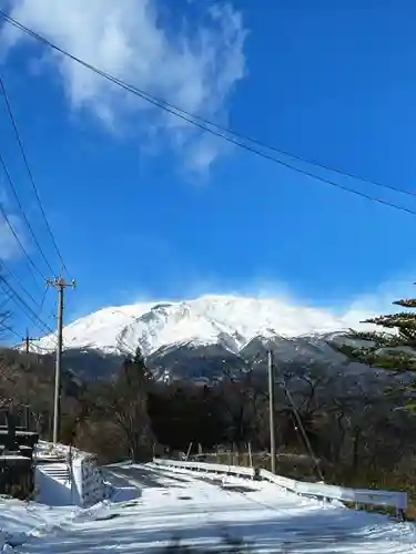 御嶽神社茅萱宮の景色