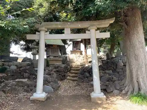 下総野田愛宕神社の鳥居