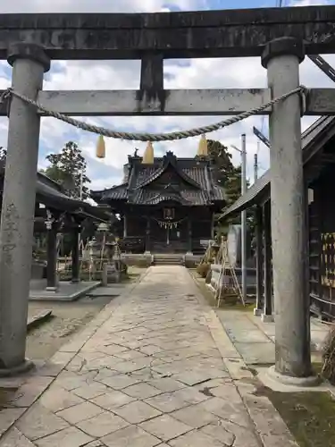 槙神明宮の鳥居