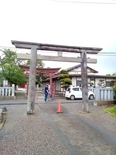 古尾谷八幡神社の鳥居