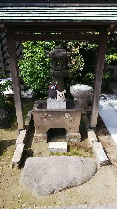 城官寺の手水舎