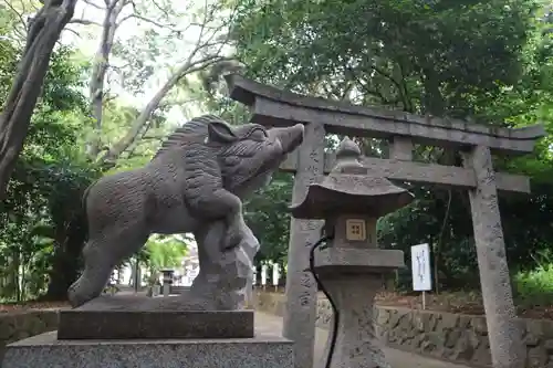 葛原八幡神社の狛犬