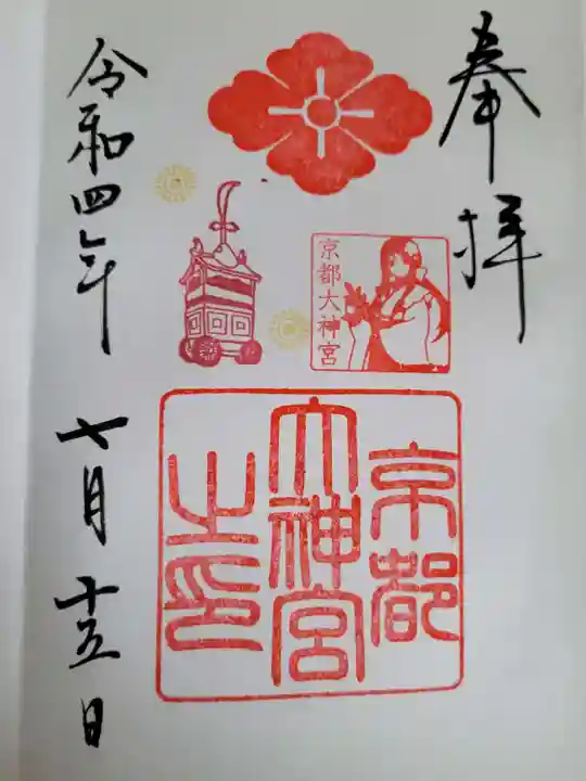 京都大神宮の御朱印