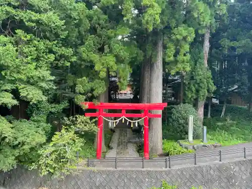 須山浅間神社の鳥居