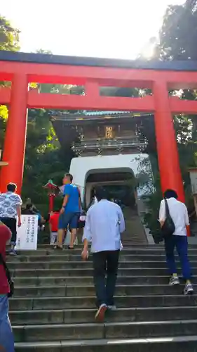 江島神社の鳥居