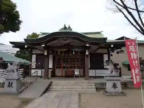 長柄八幡宮の本殿・本堂