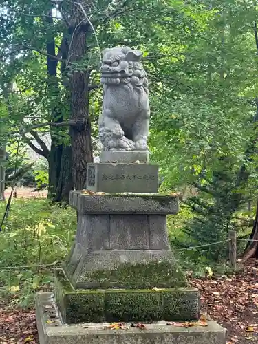音更神社の狛犬